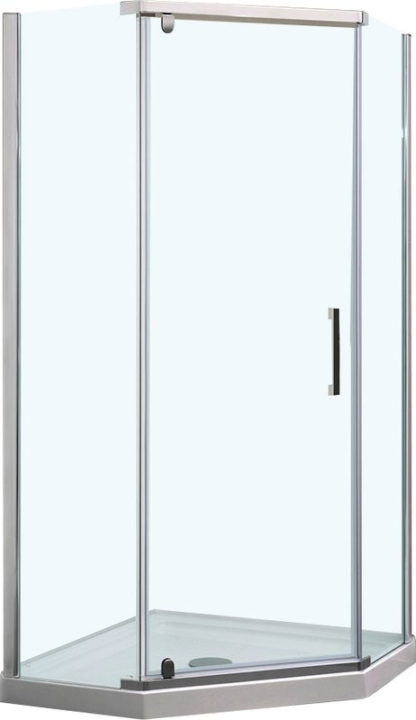 Душевой уголок Vincea Stresa VSP-1S100CL 100x100, профиль хром, стекло прозрачное