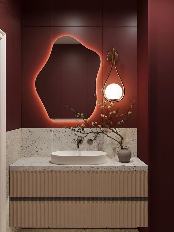 Зеркало Art&Max Como 60x80 с подсветкой