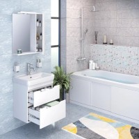 Мебель для ванной комнаты Emmy Агата 55 подвесная Мебель для ванной комнаты Emmy Агата 55 подвесная