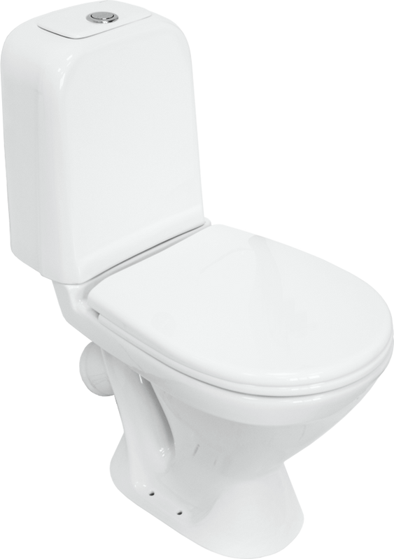 Унитаз-компакт напольный Sanita Самарская стандарт глянцевый белый