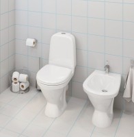 Унитаз-компакт напольный Sanita Самарская стандарт глянцевый белый