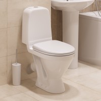 Унитаз-компакт напольный Sanita Самарская стандарт глянцевый белый