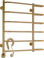 Полотенцесушитель электрический Secado Венеция 2 85x60 см, подключение слева, бронза, лесенка, латунь