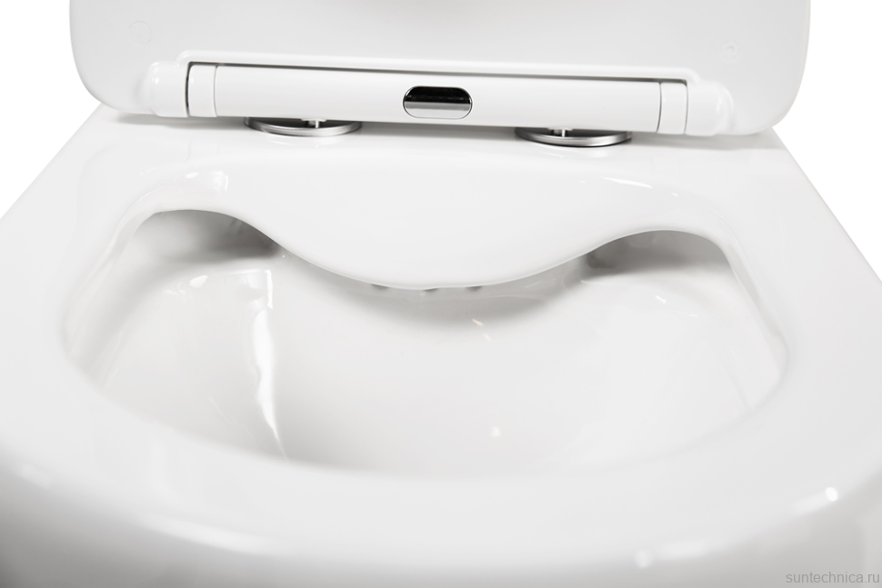 Унитаз-компакт напольный BelBagno Amanda BB051CPR безободковый, крышка BB051SC с микролифтом, бачок BB051T