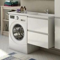 Мебель для ванной комнаты Эстет Dallas Luxe 120 R подвесная, 2 ящика, зеркало DIWO Элиста