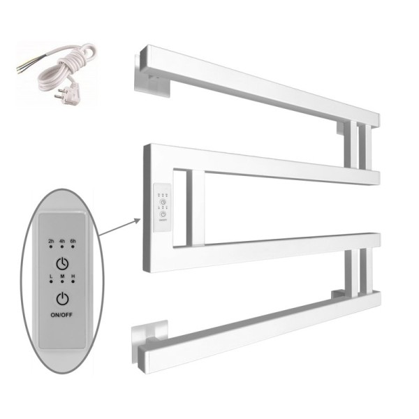 Полотенцесушитель электрический Altasan МонакоПроф 40х50 белый матовый