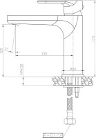 Смеситель для раковины Agger Gorgeous Gorgeous A0202144
