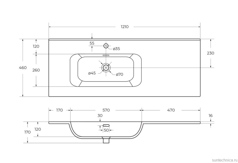 Мебель для ванной комнаты Cezares Duet 120 L bianco lucido, раковина Cezares CZR-8095-120-L