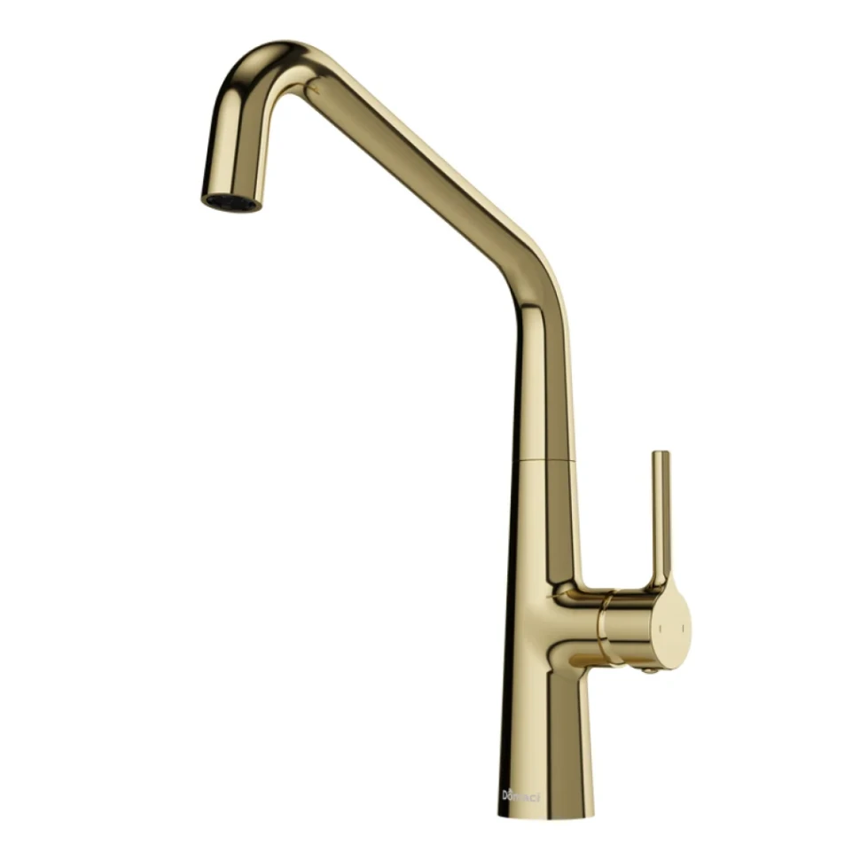 Смеситель для кухни Domaci Римини D569112CG золото