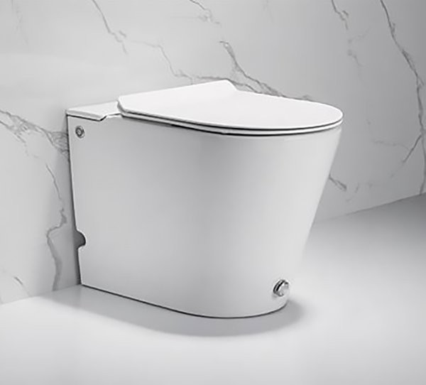 Умный унитаз напольный Ceruttispa Argentera Pulse 7267 безободковый, с микролифтом, импульсный смыв