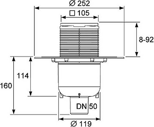 Душевой трап TECE Drainpoint S TECEdrainpoint S 130 3601300