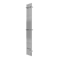 Полотенцесушитель электрический Terminus Quatro 4670078557308 160x20 см, нержавеющая сталь полированная, I-образный, с полкой