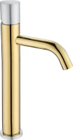 Смеситель для раковины Boheme Stick 122-GCR.2 gold touch chrome