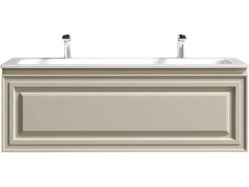 Тумба с раковиной Sancos Very 120 beige soft, раковина CN7016