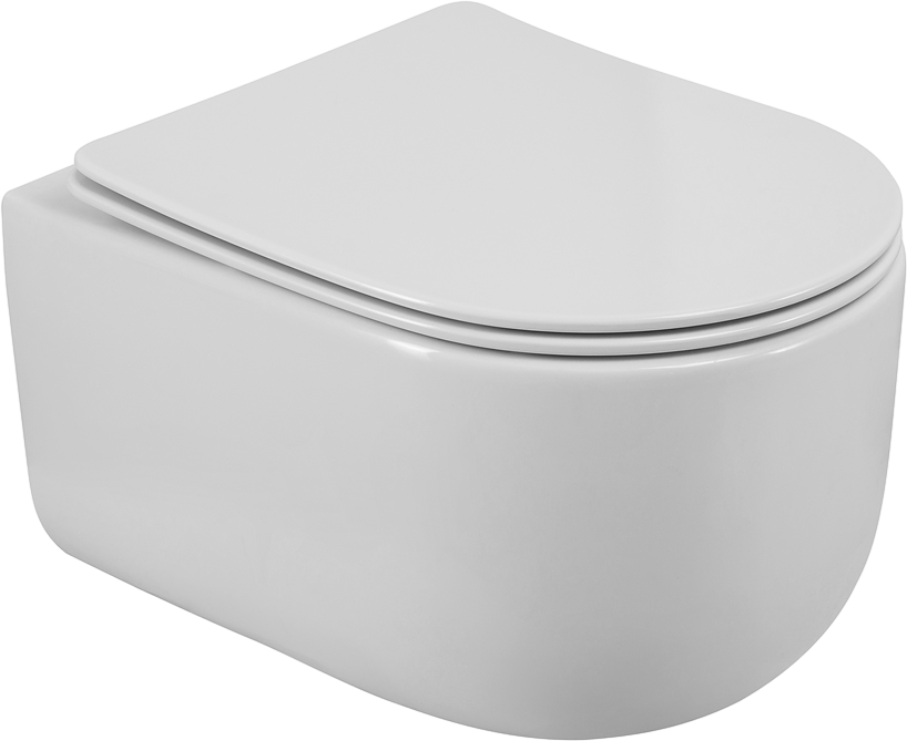 Унитаз подвесной BelBagno Soft BB084CH-TOR безободковый, крышка BB051SC с микролифтом