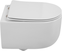 Унитаз подвесной BelBagno Soft BB084CH-TOR безободковый, крышка BB051SC с микролифтом