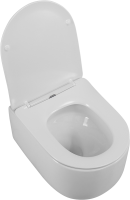 Унитаз подвесной BelBagno Soft BB084CH-TOR безободковый, крышка BB051SC с микролифтом