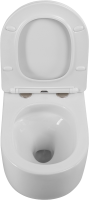 Унитаз подвесной BelBagno Soft BB084CH-TOR безободковый, крышка BB051SC с микролифтом