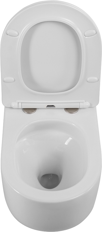 Унитаз подвесной BelBagno Soft BB084CH-TOR безободковый, крышка BB051SC с микролифтом