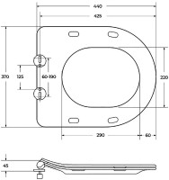 Унитаз подвесной BelBagno Soft BB084CH-TOR безободковый, крышка BB051SC с микролифтом