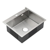 Мойка кухонная Melana ProfLine R6050HK в комплекте с дозатором, сатин