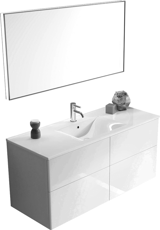 Мебель для ванной комнаты Sanvit Лира 120 раковина по центру