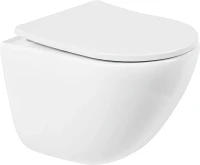 Унитаз подвесной BelBagno Amanda BB051CHR безободковый, крышка BB2031SC с микролифтом