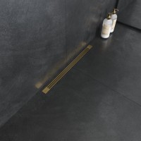 Душевой трап (лоток) Boheme Infinity 60 см, золото