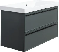 Тумба с раковиной La Fenice Elba Twin 100 серая