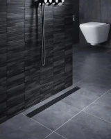 Душевой трап (лоток) Timo Drain Systems DS230108/03 800 вставка lines, черный