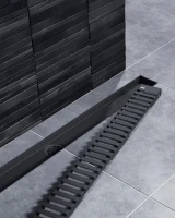 Душевой трап (лоток) Timo Drain Systems DS230108/03 800 вставка lines, черный