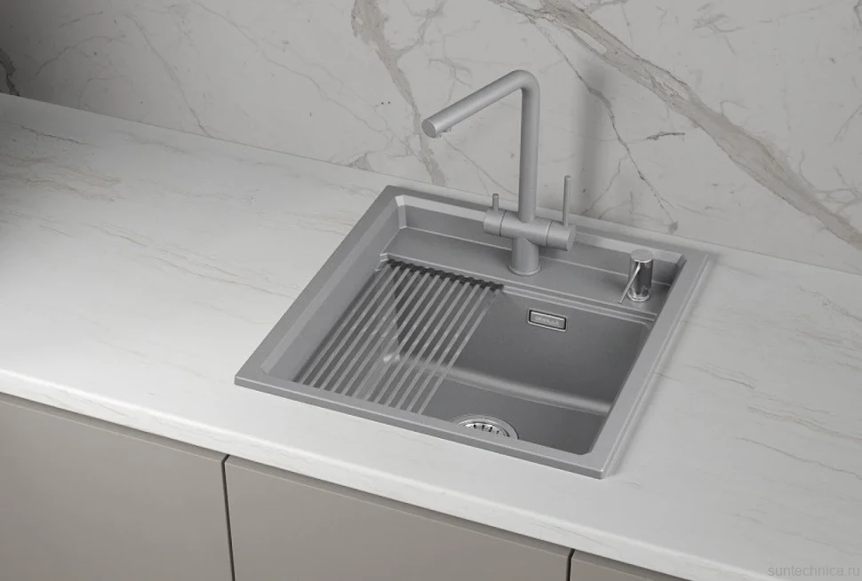 Мойка кухонная Granula Kitchen Space 5002i алюминиум