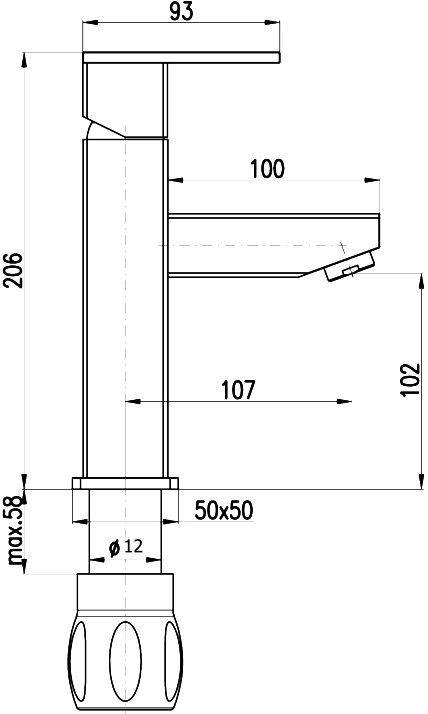 Смеситель для раковины Rav Slezak Loira LR528.5Z