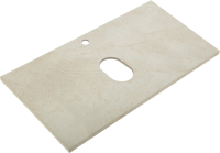 Тумба под раковину со столешницей BelBagno Kraft 80 подвесная, матовая темно-серая, столешница kep-80-mco