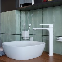 Смеситель для раковины IDDIS Slide SLIWT01i01 белый