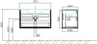 Мебель для ванной комнаты Sanvit Рольф 100 белая