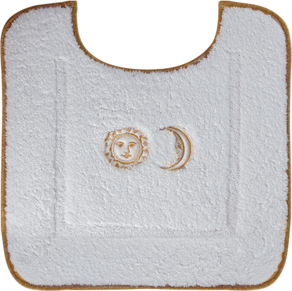 Коврик Migliore Complementi 22961 белый, декор золото