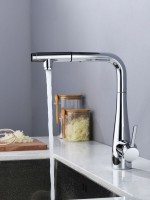 Смеситель для кухни AQUAme Cucina с выдвижным изливом AQM9902CR
