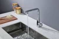 Смеситель для кухни AQUAme Cucina с выдвижным изливом AQM9902CR