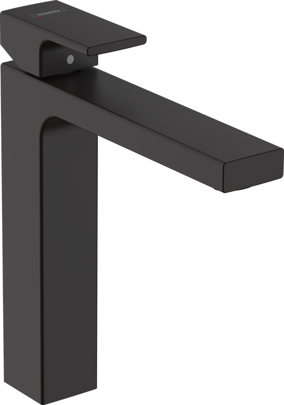 Смеситель для раковины Hansgrohe Vernis Shape 71591670 матовый черный