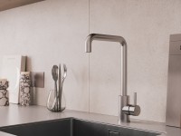 Смеситель для кухни Cersanit Комо (Como) 64845 сатин