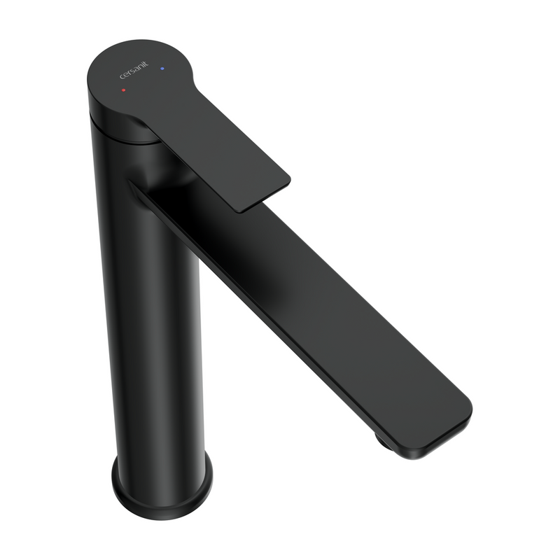 Смеситель для раковины Cersanit Вайб (Vibe) 68928 матовый черный