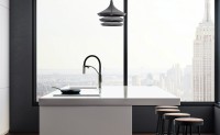 Смеситель для кухни Lemark Bronx LM3761GM графит с гибким изливом