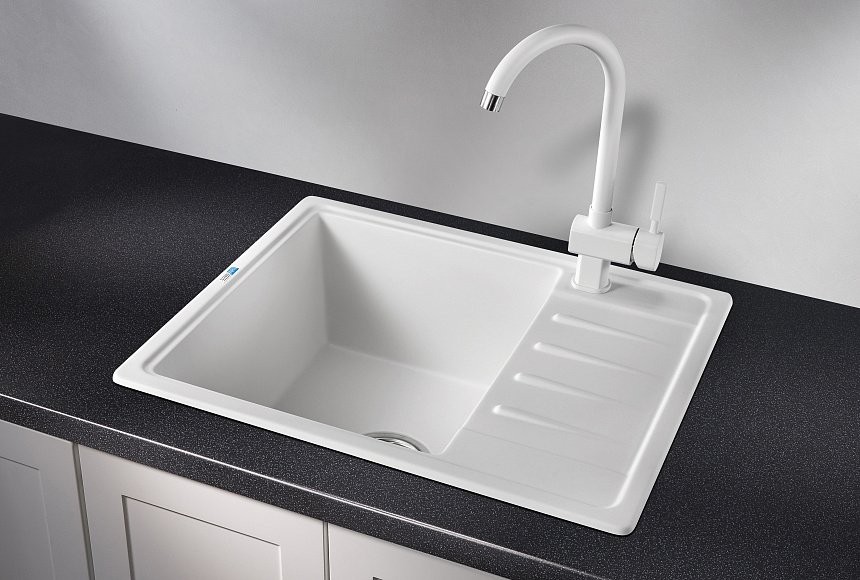 Мойка кухонная Granula Standart 5803, белый