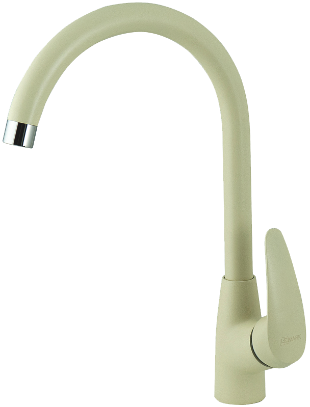 Комплект Мойка Lemark Ramza 760 9910042 шампань + Смеситель Linara LM0405PSH шампань