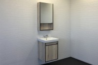 Зеркало-шкаф Comforty Вена 45 дуб дымчатый