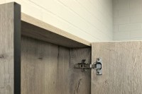 Зеркало-шкаф Comforty Вена 45 дуб дымчатый
