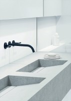 Смеситель для раковины Kludi Nova Fonte 201463915 черный, С ВНУТРЕННЕЙ ЧАСТЬЮ