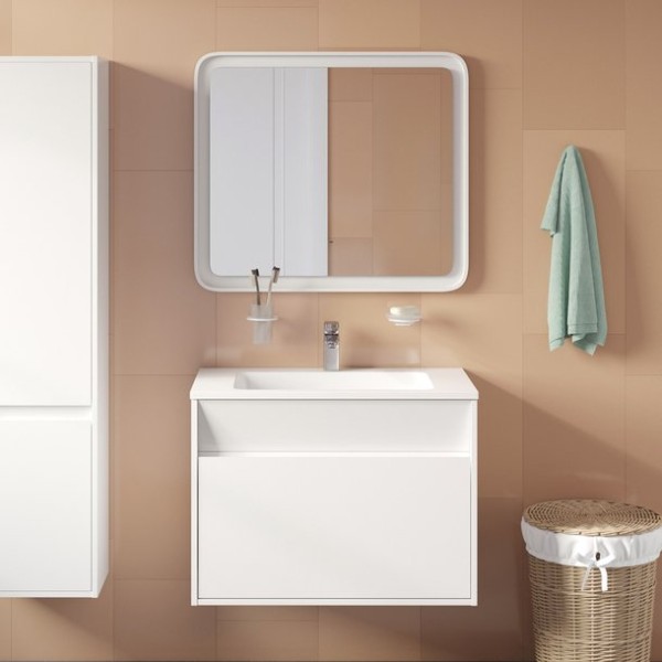 Мебель для ванной комнаты IDDIS Esper 80 подвесная, белая