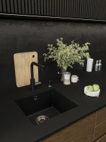 Мойка кухонная Emar Quartz EMQ-1455.P Оникс